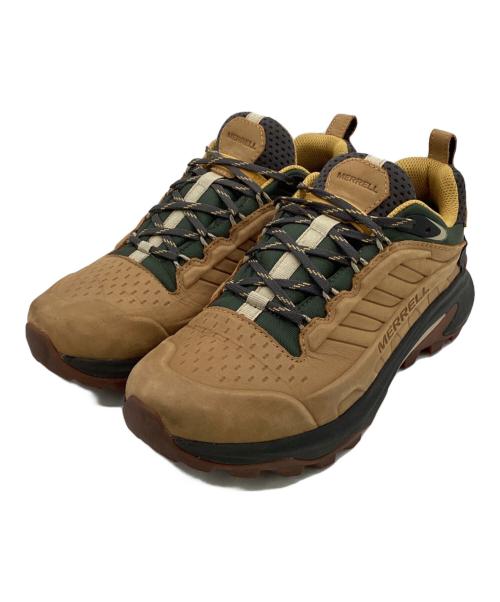 MERRELL（メレル）MERRELL (メレル) MOAB SPEED2 LEATHER WATERPROOF（モアブ スピード2 レザー ウォータープルーフ） ベージュ サイズ:27cmの古着・服飾アイテム