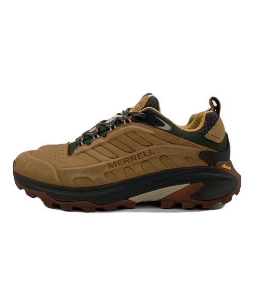 MERRELL（メレル）MERRELL (メレル) MOAB SPEED2 LEATHER WATERPROOF（モアブ スピード2 レザー ウォータープルーフ） ベージュ サイズ:27cmの古着・服飾アイテム