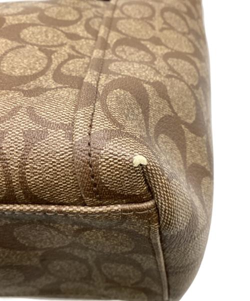 COACH（コーチ）COACH (コーチ) シグネチャー 2WAYトートバッグ ブラウンの古着・服飾アイテム