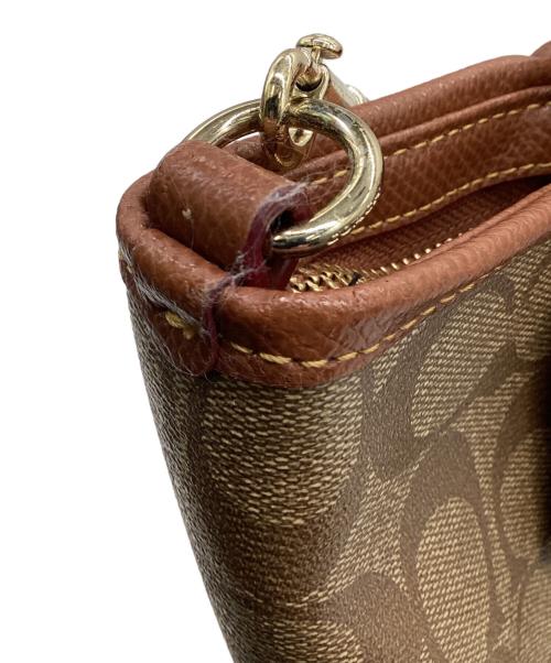 COACH（コーチ）COACH (コーチ) シグネチャー 2WAYトートバッグ ブラウンの古着・服飾アイテム