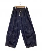 Needlesニードルズ）の古着「8オンスデニム ローズ ジャガード ヒザデルパンツ（H.D. PANT）」｜インディゴ