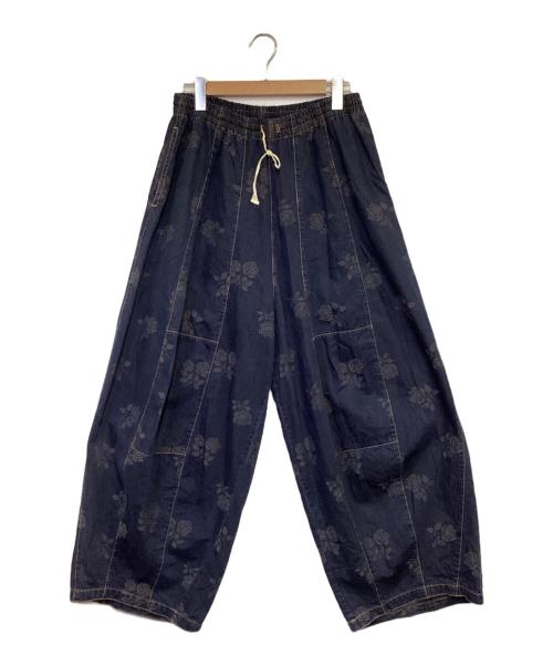 Needles（ニードルズ）Needles (ニードルズ) 8オンスデニム ローズ ジャガード ヒザデルパンツ（H.D. PANT） インディゴ サイズ:Sの古着・服飾アイテム