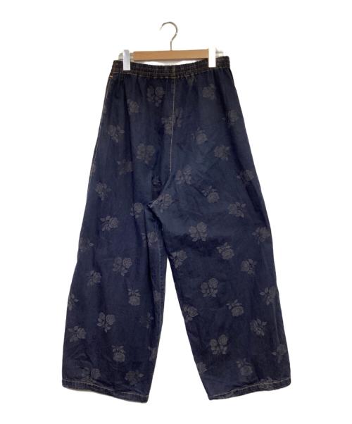 Needles（ニードルズ）Needles (ニードルズ) 8オンスデニム ローズ ジャガード ヒザデルパンツ（H.D. PANT） インディゴ サイズ:Sの古着・服飾アイテム