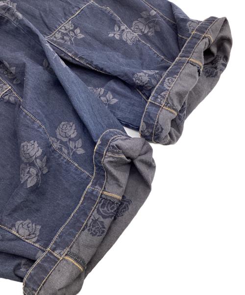 Needles（ニードルズ）Needles (ニードルズ) 8オンスデニム ローズ ジャガード ヒザデルパンツ（H.D. PANT） インディゴ サイズ:Sの古着・服飾アイテム