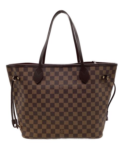 LOUIS VUITTON（ルイ ヴィトン）LOUIS VUITTON (ルイ ヴィトン) ダミエ エベヌ ネヴァーフルMM ブラウン×ピンクの古着・服飾アイテム