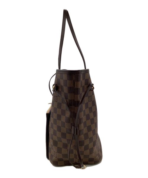 LOUIS VUITTON（ルイ ヴィトン）LOUIS VUITTON (ルイ ヴィトン) ダミエ エベヌ ネヴァーフルMM ブラウン×ピンクの古着・服飾アイテム