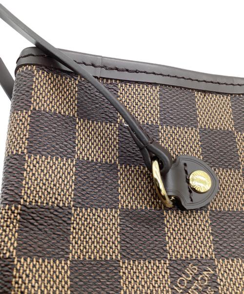 LOUIS VUITTON（ルイ ヴィトン）LOUIS VUITTON (ルイ ヴィトン) ダミエ エベヌ ネヴァーフルMM ブラウン×ピンクの古着・服飾アイテム