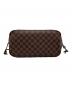 中古・古着 LOUIS VUITTON (ルイ ヴィトン) ダミエ エベヌ ネヴァーフルMM ブラウン×ピンク：240000円