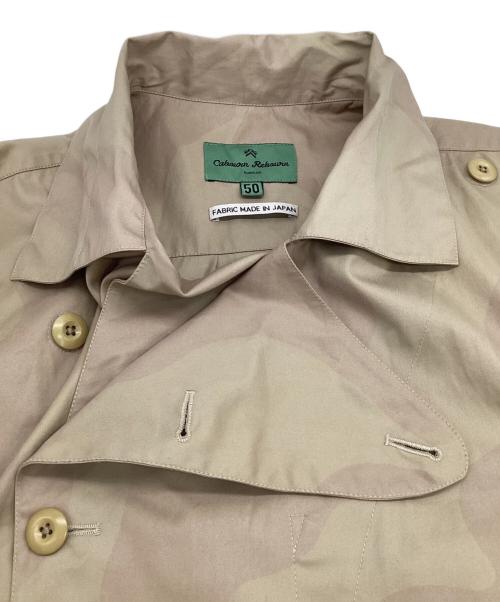NIGEL CABOURN（ナイジェルケーボン）NIGEL CABOURN (ナイジェルケーボン) ミリタリーコート ベージュ サイズ:50の古着・服飾アイテム