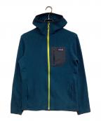 Patagoniaパタゴニア）の古着「R1エアフルジップフーディ」｜ブルー