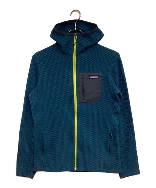 Patagonia（パタゴニア）Patagonia (パタゴニア) R1エアフルジップフーディ ブルー サイズ:Mの古着・服飾アイテム