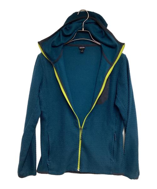 Patagonia（パタゴニア）Patagonia (パタゴニア) R1エアフルジップフーディ ブルー サイズ:Mの古着・服飾アイテム