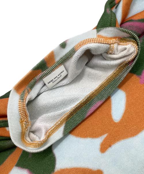 DRIES VAN NOTEN（ドリスヴァンノッテン）DRIES VAN NOTEN (ドリスヴァンノッテン) 半袖スウェット オレンジ×グリーン サイズ:EXTRA SMALLの古着・服飾アイテム