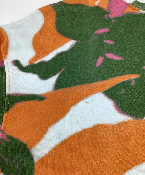 DRIES VAN NOTEN（ドリスヴァンノッテン）DRIES VAN NOTEN (ドリスヴァンノッテン) 半袖スウェット オレンジ×グリーン サイズ:EXTRA SMALLの古着・服飾アイテム