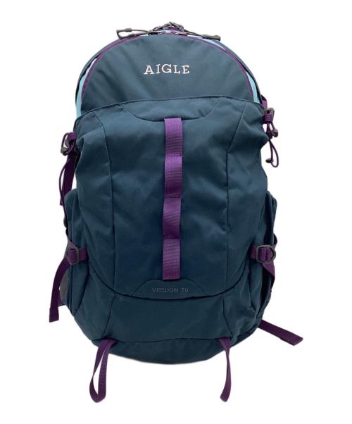 AIGLE（エーグル）AIGLE (エーグル) VERDON20（ヴェルドン20）リュック ブルー×パープルの古着・服飾アイテム