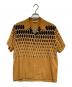 Star OF HOLLYWOOD（スターオブハリウッド）の古着「HIGH DENSITY RAYON OPEN SHIRT “ELVIS DOTS” オープンカラーシャツ」｜イエロー