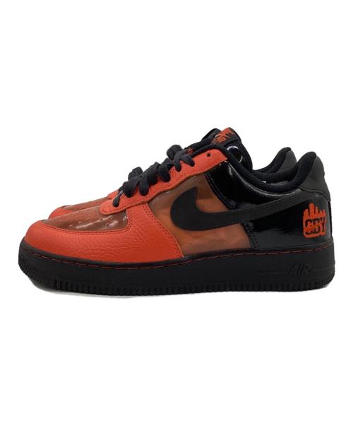 NIKE（ナイキ）NIKE (ナイキ) AIR FORCE 1 07 PRM 2（エアフォース 1 07 プレミアム）スニーカー オレンジ×ブラック サイズ:US9.5の古着・服飾アイテム