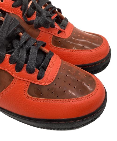 NIKE（ナイキ）NIKE (ナイキ) AIR FORCE 1 07 PRM 2（エアフォース 1 07 プレミアム）スニーカー オレンジ×ブラック サイズ:US9.5の古着・服飾アイテム