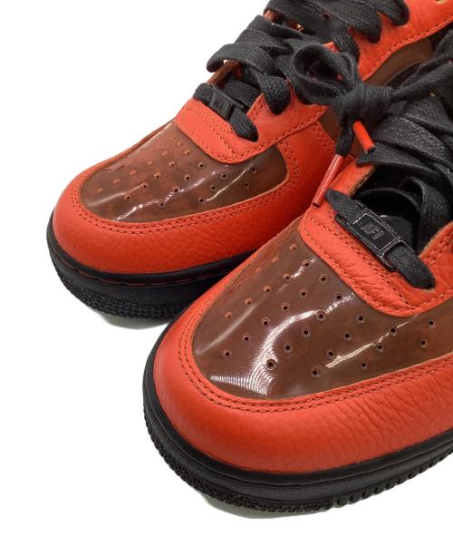 NIKE（ナイキ）NIKE (ナイキ) AIR FORCE 1 07 PRM 2（エアフォース 1 07 プレミアム）スニーカー オレンジ×ブラック サイズ:US9.5の古着・服飾アイテム
