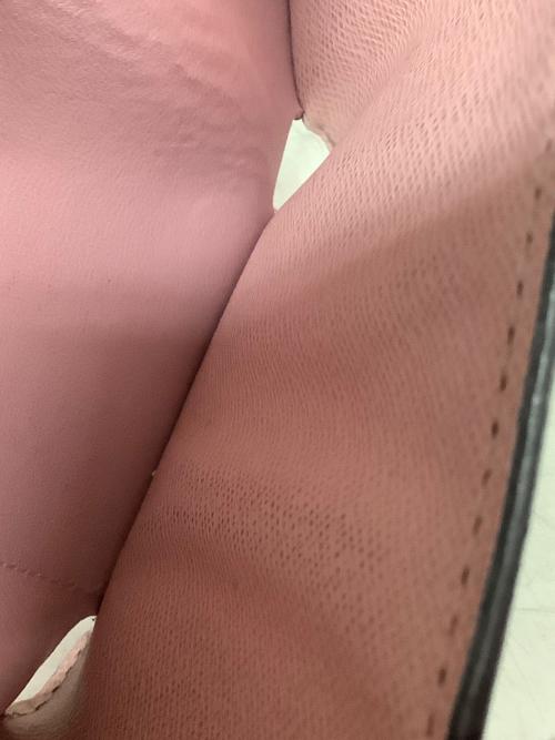 LOUIS VUITTON（ルイ ヴィトン）LOUIS VUITTON (ルイ ヴィトン) ポルトフォイユ・ゾエ ピンク×ブラウンの古着・服飾アイテム