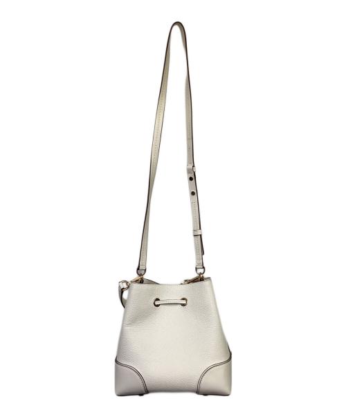 MICHAEL KORS（マイケルコース）MICHAEL KORS (マイケルコース) MERCER GALLERY（マーサーギャラリー）スモール バケットバッグ ホワイトの古着・服飾アイテム
