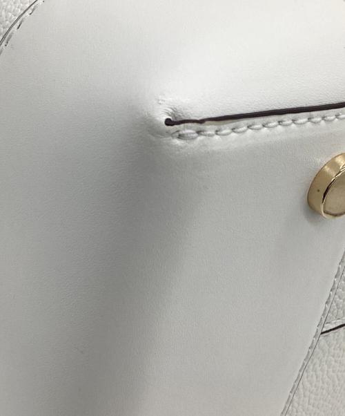 MICHAEL KORS（マイケルコース）MICHAEL KORS (マイケルコース) MERCER GALLERY（マーサーギャラリー）スモール バケットバッグ ホワイトの古着・服飾アイテム