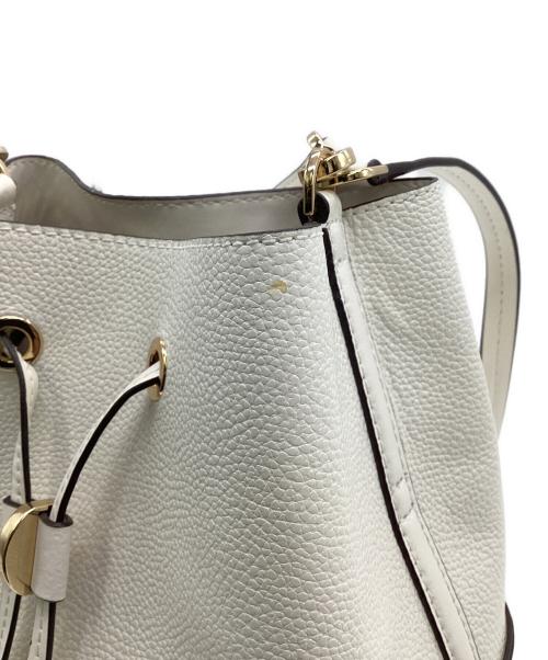 MICHAEL KORS（マイケルコース）MICHAEL KORS (マイケルコース) MERCER GALLERY（マーサーギャラリー）スモール バケットバッグ ホワイトの古着・服飾アイテム