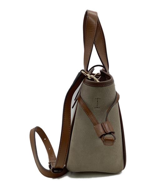 FURLA（フルラ）FURLA (フルラ) NET MINI（ネット ミニ）トートバッグ グレー×ブラウンの古着・服飾アイテム