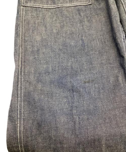 SASSAFRAS（ササフラス）SASSAFRAS (ササフラス) T.P.Landscaper Pants Military Denim（T.P.ランドスケーパーパンツ ミリタリー デニム） インディゴ サイズ:Sの古着・服飾アイテム