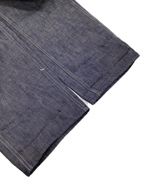 SASSAFRAS（ササフラス）SASSAFRAS (ササフラス) T.P.Landscaper Pants Military Denim（T.P.ランドスケーパーパンツ ミリタリー デニム） インディゴ サイズ:Sの古着・服飾アイテム