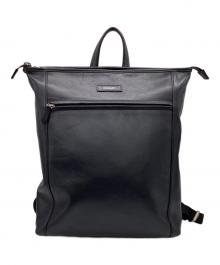 MACKINTOSH PHILOSOPHY（マッキントッシュ フィロソフィー）の古着「レザーリュック」｜ブラック