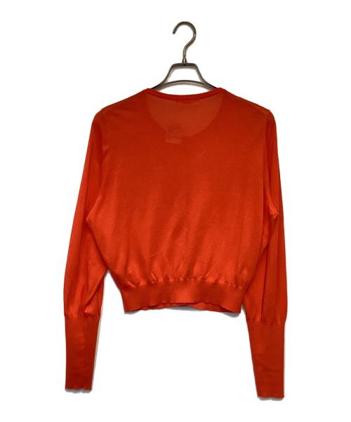 THE SHINZONE（ザ シンゾーン）THE SHINZONE (ザ シンゾーン) ICE COTTON KNIT CARDIGAN（アイスコットンニットカーディガン） オレンジ サイズ:F0の古着・服飾アイテム