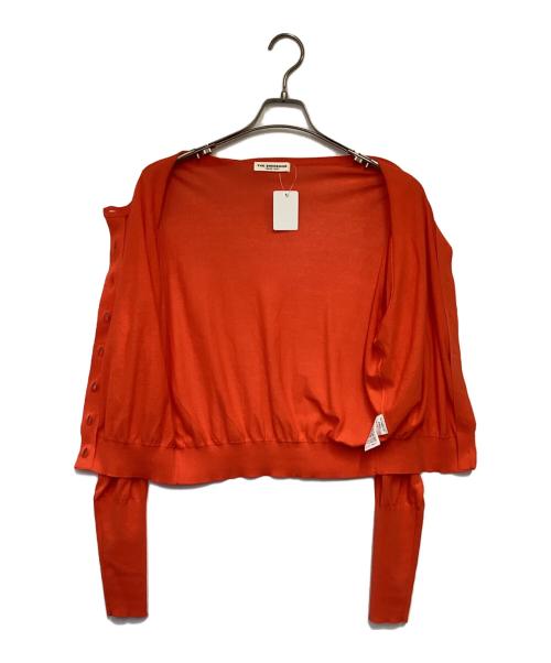 THE SHINZONE（ザ シンゾーン）THE SHINZONE (ザ シンゾーン) ICE COTTON KNIT CARDIGAN（アイスコットンニットカーディガン） オレンジ サイズ:F0の古着・服飾アイテム