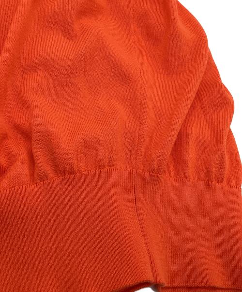 THE SHINZONE（ザ シンゾーン）THE SHINZONE (ザ シンゾーン) ICE COTTON KNIT CARDIGAN（アイスコットンニットカーディガン） オレンジ サイズ:F0の古着・服飾アイテム