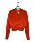 THE SHINZONE（ザ シンゾーン）の古着「ICE COTTON KNIT CARDIGAN（アイスコットンニットカーディガン）」｜オレンジ