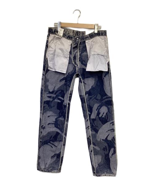 Aape BY A BATHING APE（エーエイプ バイ アベイシングエイプ）Aape BY A BATHING APE (エーエイプ バイ アベイシングエイプ) Moonface camo washed jeans（ムーンフェイス カモ ウォッシュド ジーンズ） インディゴ サイズ:Sの古着・服飾アイテム