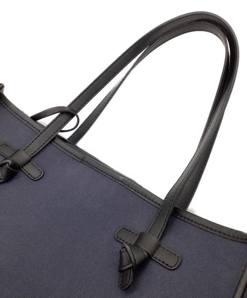 GIANNI CHIARINI（ジャンニ キアリーニ）GIANNI CHIARINI (ジャンニ キアリーニ) マルチェッラ M トートバッグ ネイビーの古着・服飾アイテム