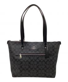 COACH（コーチ）の古着「シグネチャー トートバッグ」｜ブラック