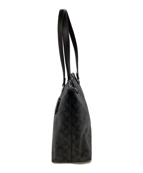 COACH（コーチ）COACH (コーチ) シグネチャー トートバッグ ブラックの古着・服飾アイテム