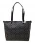 COACH (コーチ) シグネチャー トートバッグ ブラック：13000円