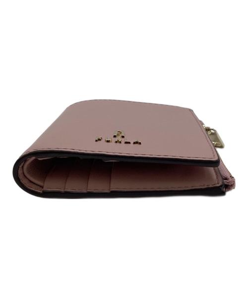 FURLA（フルラ）FURLA (フルラ) CAMELIA S COMPACT BIFOLD SLIM 2つ折り財布 ピンクの古着・服飾アイテム