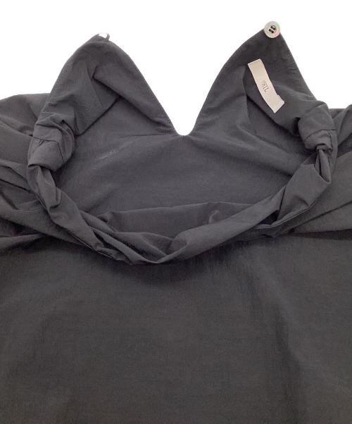 LE PHIL（ル フィル）LE PHIL (ル フィル) タイプライターギャザーブラウス ブラック サイズ:Fの古着・服飾アイテム