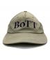 BoTT (ボット) ロゴ キャップ ベージュ：4000円
