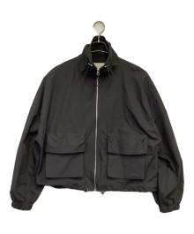 TODAYFUL（トゥデイフル）の古着「Standcollar Zip Blouson（スタンドカラー ジップ ブルゾン）」｜ブラック