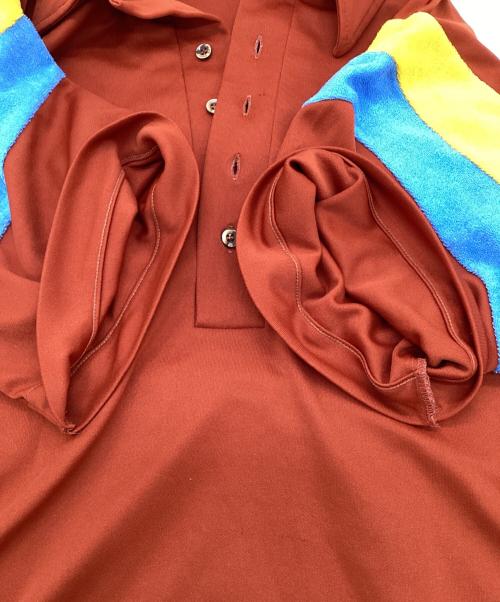 KING LOUIE（キングルイ）KING LOUIE (キングルイ) ボーリング プルオーバーシャツ ブラウン サイズ:Lの古着・服飾アイテム