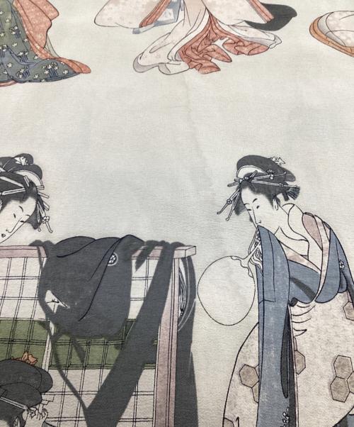 KAMEHAMEHA（カメハメハ）KAMEHAMEHA (カメハメハ) UTAMARO'S BEAUTY アロハシャツ ベージュ サイズ:Mの古着・服飾アイテム