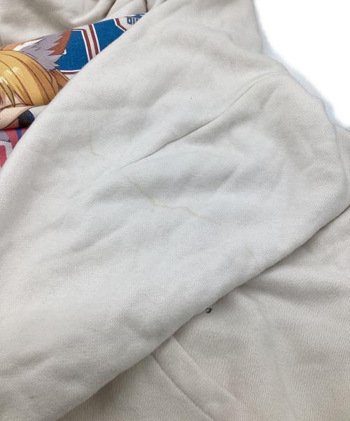 doublet（ダブレット）doublet (ダブレット) ANIME PRINT HOODIE(FOX)（アニメプリントフーディー） ホワイト サイズ:Lの古着・服飾アイテム