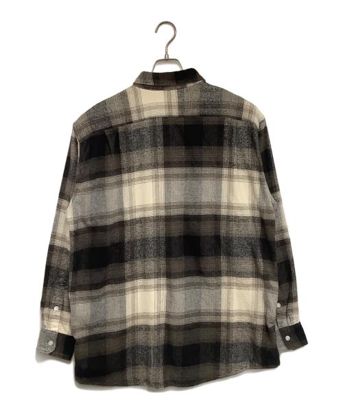 NOMA t.d.（ノーマティーディー）NOMA t.d. (ノーマティーディー) N Ombre Plaid Diamond Shirt グレー×ブラック サイズ:3の古着・服飾アイテム