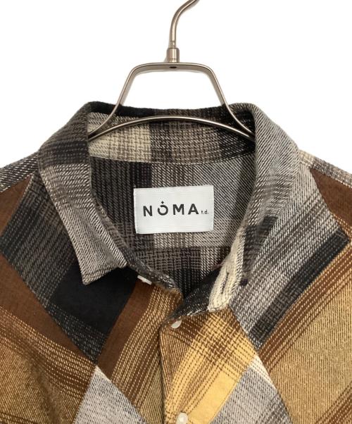 NOMA t.d.（ノーマティーディー）NOMA t.d. (ノーマティーディー) N Ombre Plaid Diamond Shirt グレー×ブラック サイズ:3の古着・服飾アイテム