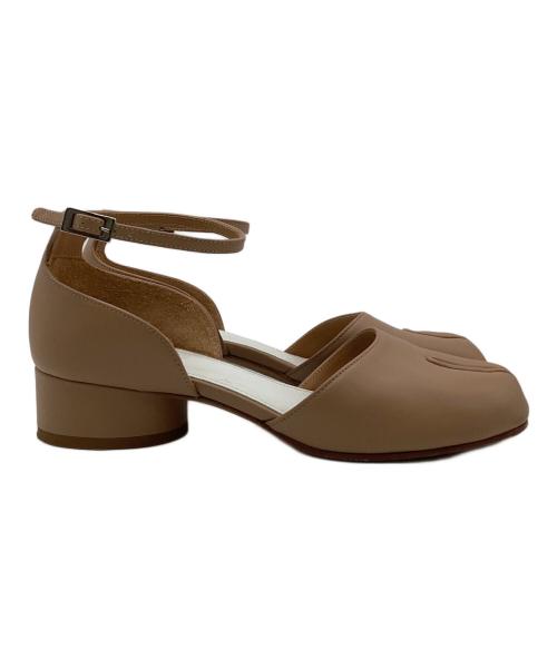 Maison Margiela（メゾンマルジェラ）Maison Margiela (メゾンマルジェラ) Tabi（タビ）アンクルストラップサンダル ブラウン サイズ:35.5の古着・服飾アイテム